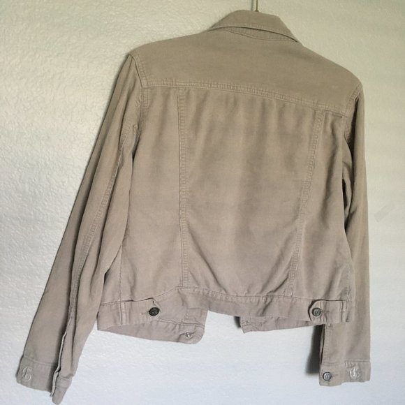 C'est Toi Premium khaki corduroy jacket S - Picture 2 of 11